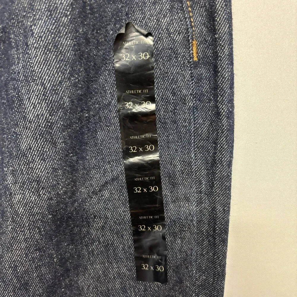 NWT Banana Republic Men Athletic Fit Jeans Size 32x30 Blue Denim C128 -1